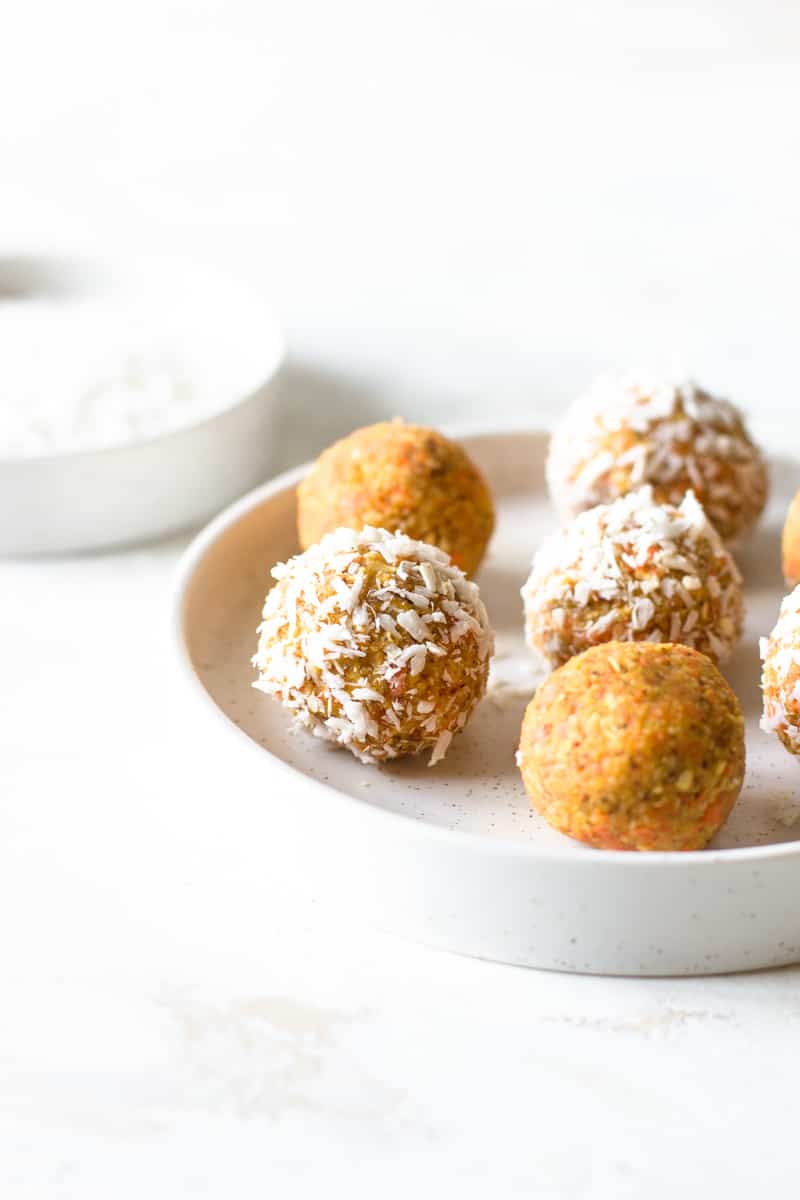 Coconut Carrot Balls