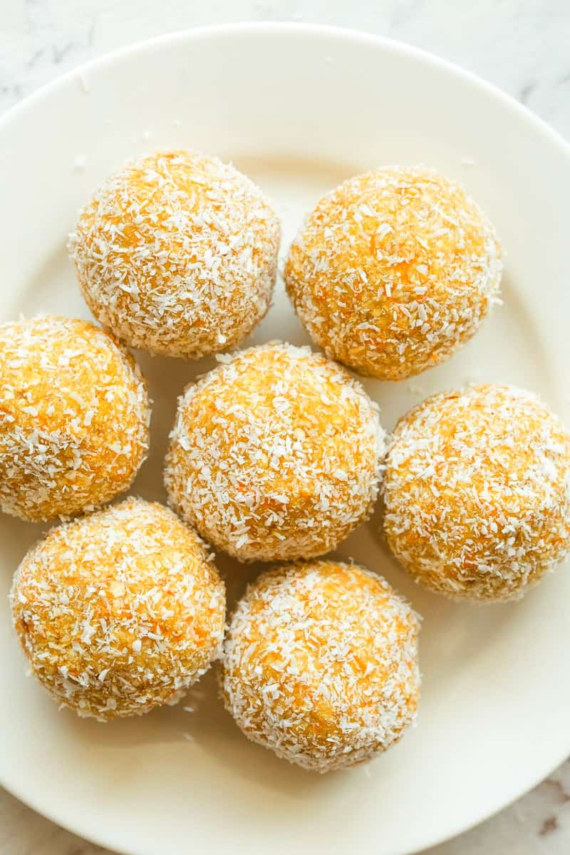 Coconut Carrot Balls